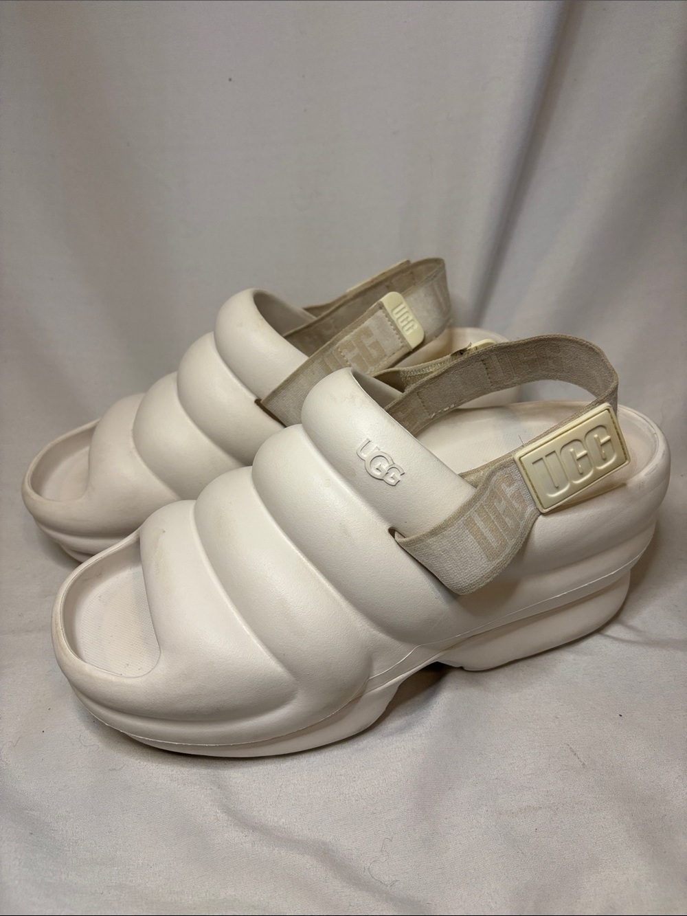 UGG - Womens Aww Yeah Sandals Bright White Size 10 Women